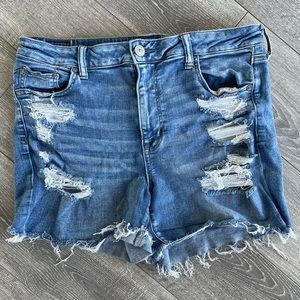 American Eagle high rise shortie shorts size 16